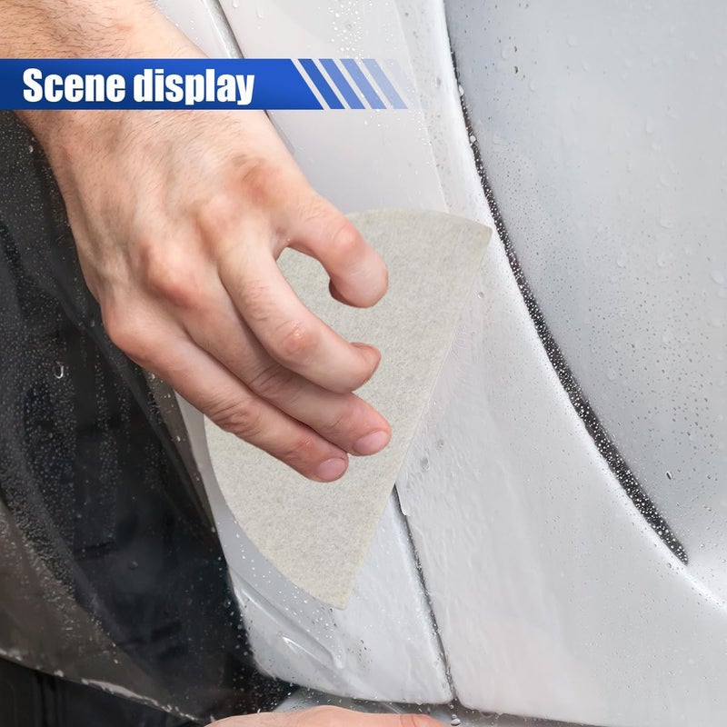 LHDOS 3PCS Soft Wool Felt Squeegee for Vinyl - Shrink Wool Squeegee Car Window Tint Tools - No Scratch Car Mirror Squeegee Window Tint Squeegee for Car Vinyl Wrap Tint Film Installation & Application - Image 4
